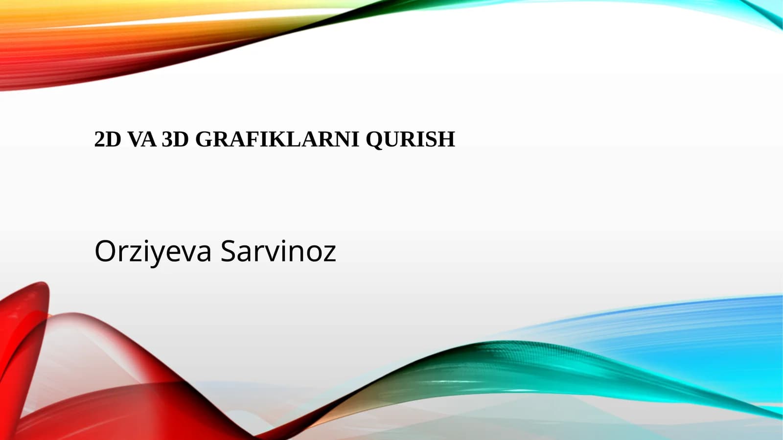 2Dva3DGrafiklarniQurish