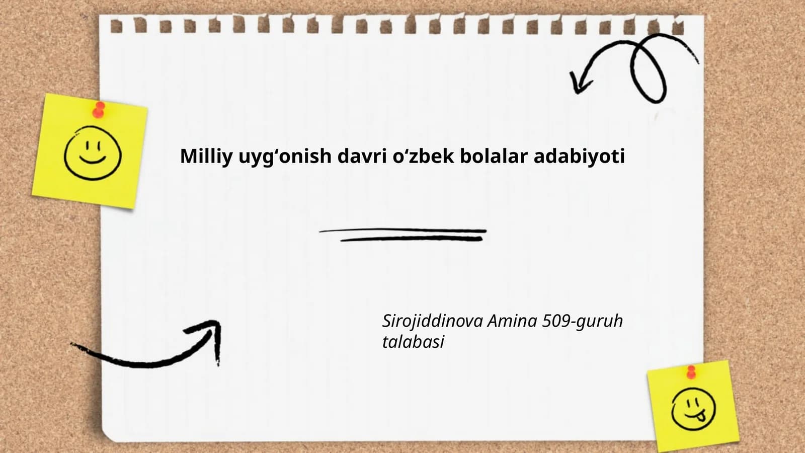 Milliy uygʻonish davri oʻzbek bolalar adabiyoti