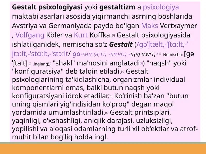 Gestaltpsihologiyasi