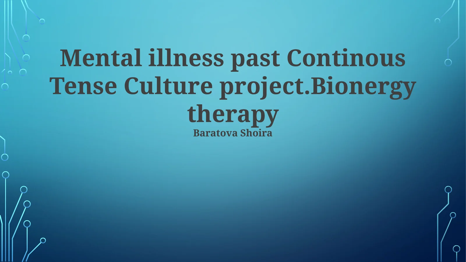 Bioenergy Therapy: Principles & Practices