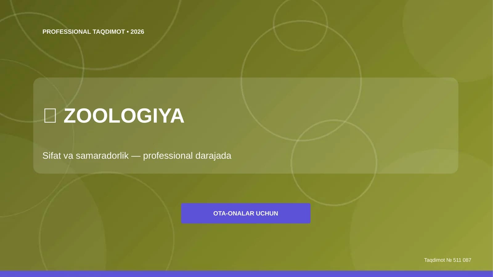 ZOOLOGIYA