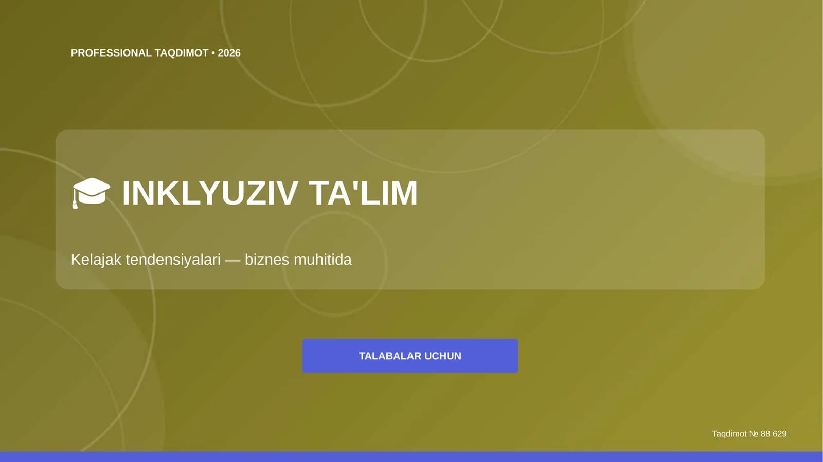 INKLYUZIV TA'LIM