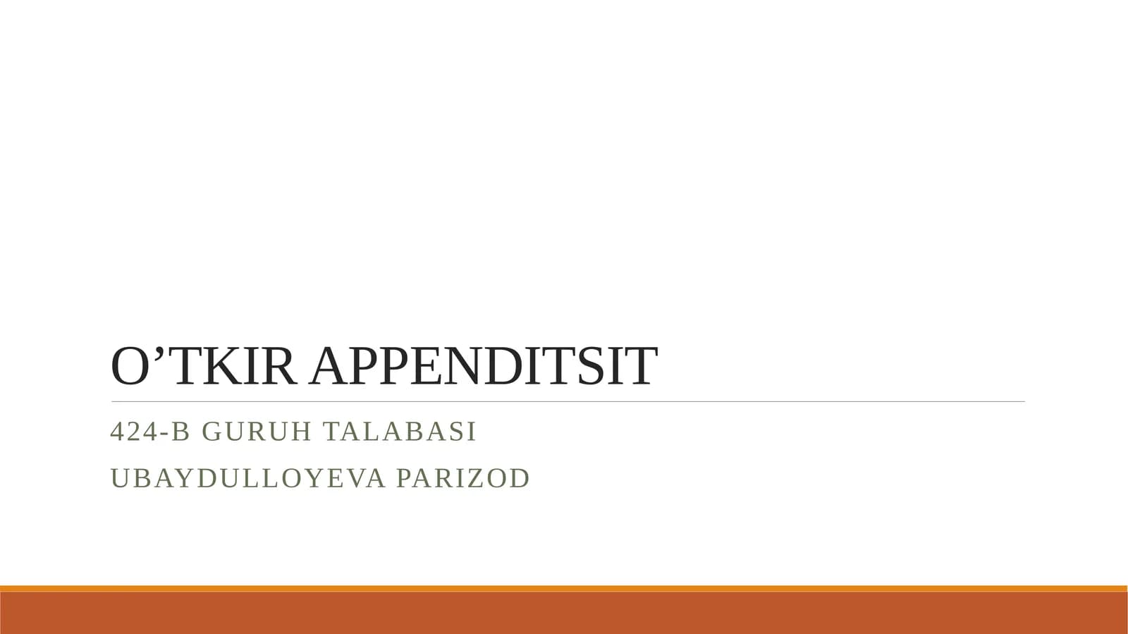 Otkir appenditsit