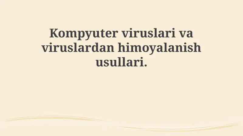 Kompyuter viruslari