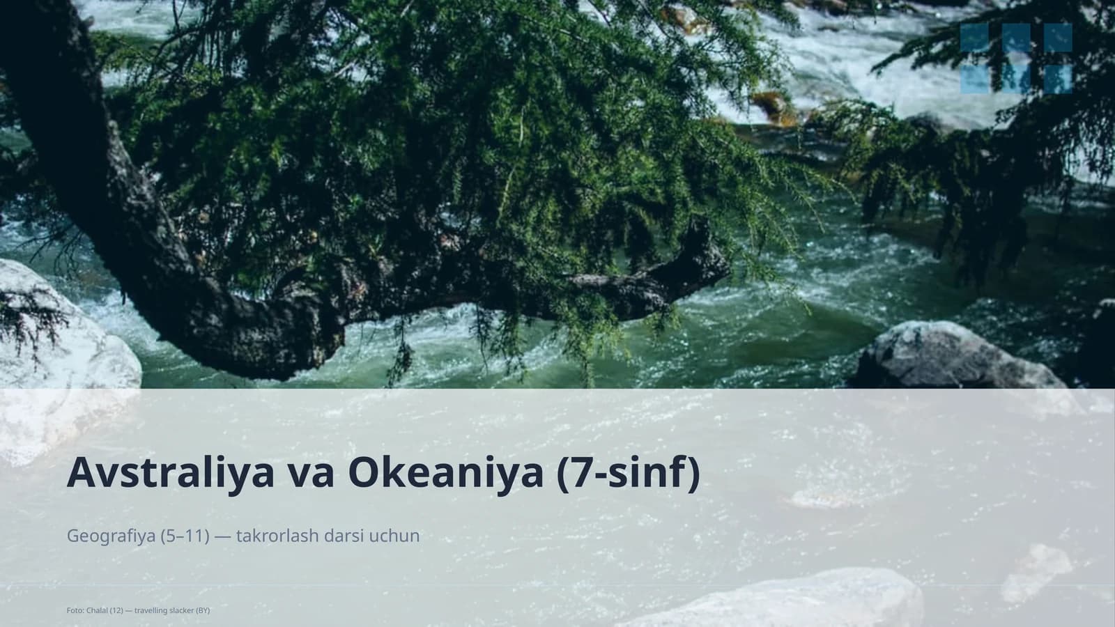 Avstraliya va Okeaniya (7-sinf)