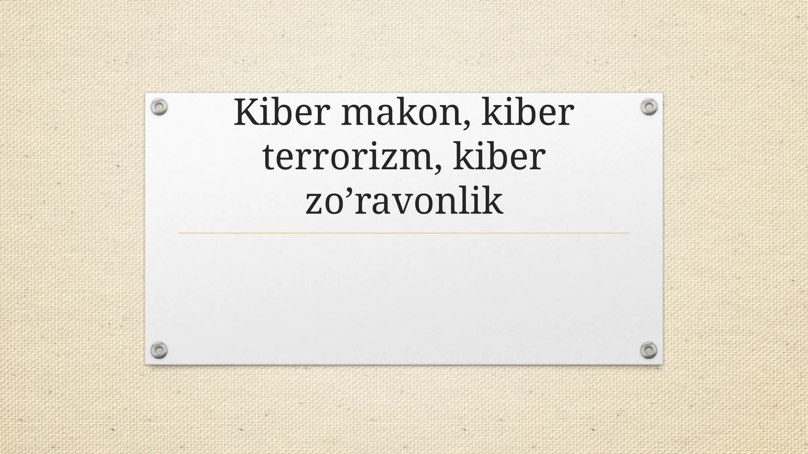 Kibermakon