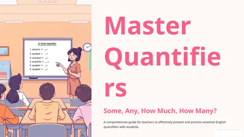 Master Quantifiers