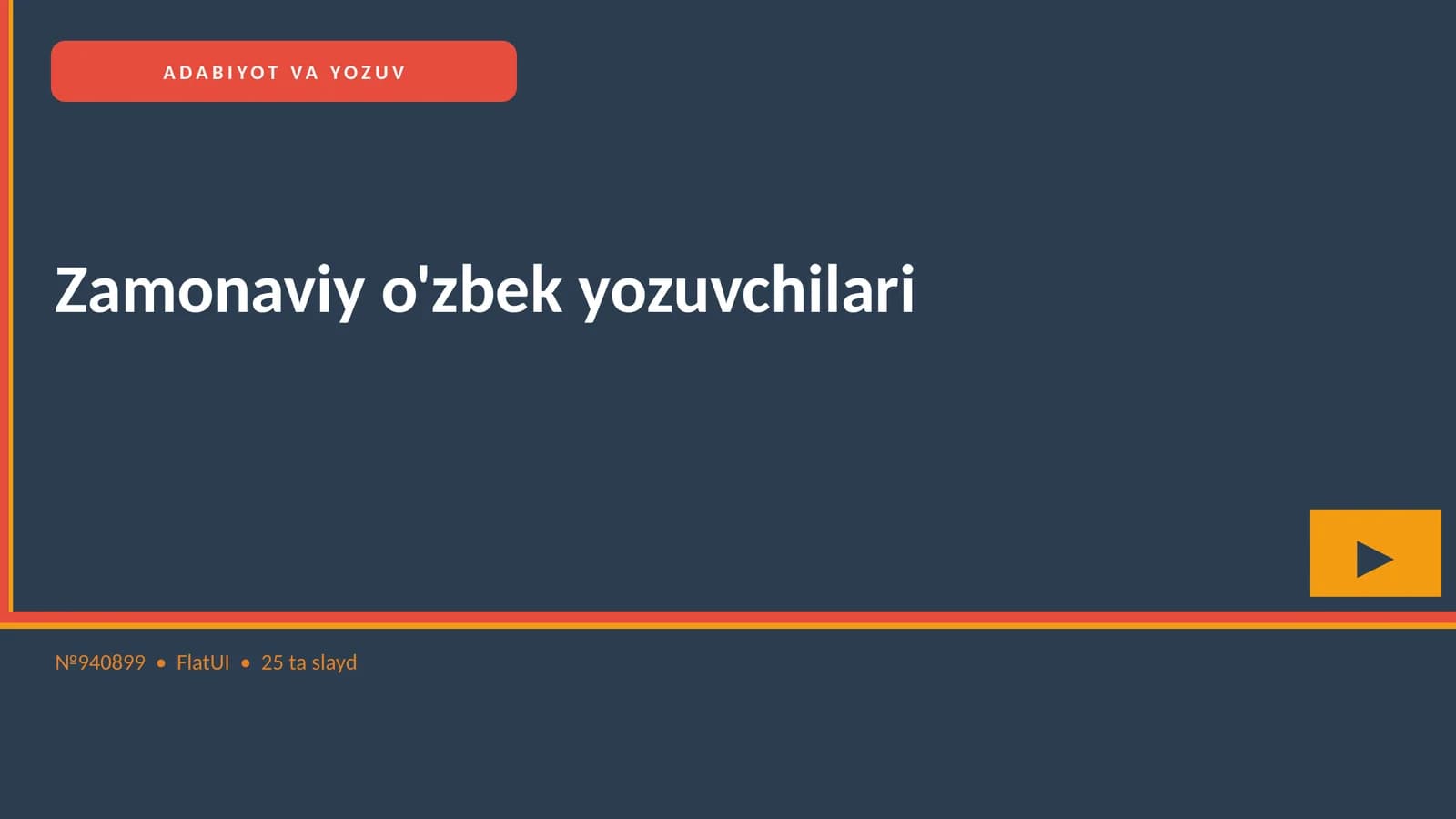 Zamonaviy o'zbek yozuvchilari