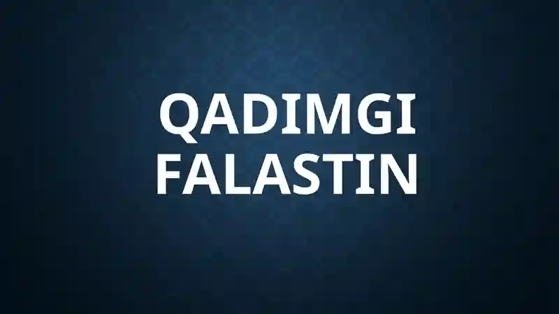Qadimgi Falastin