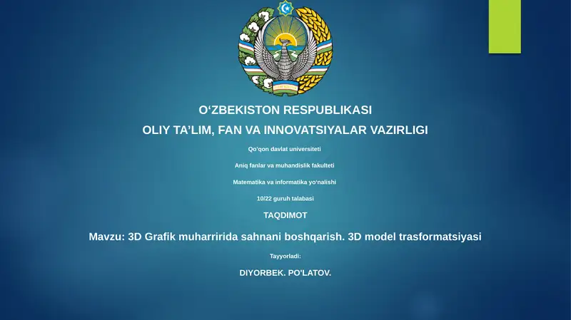 3D Grafik muharriri