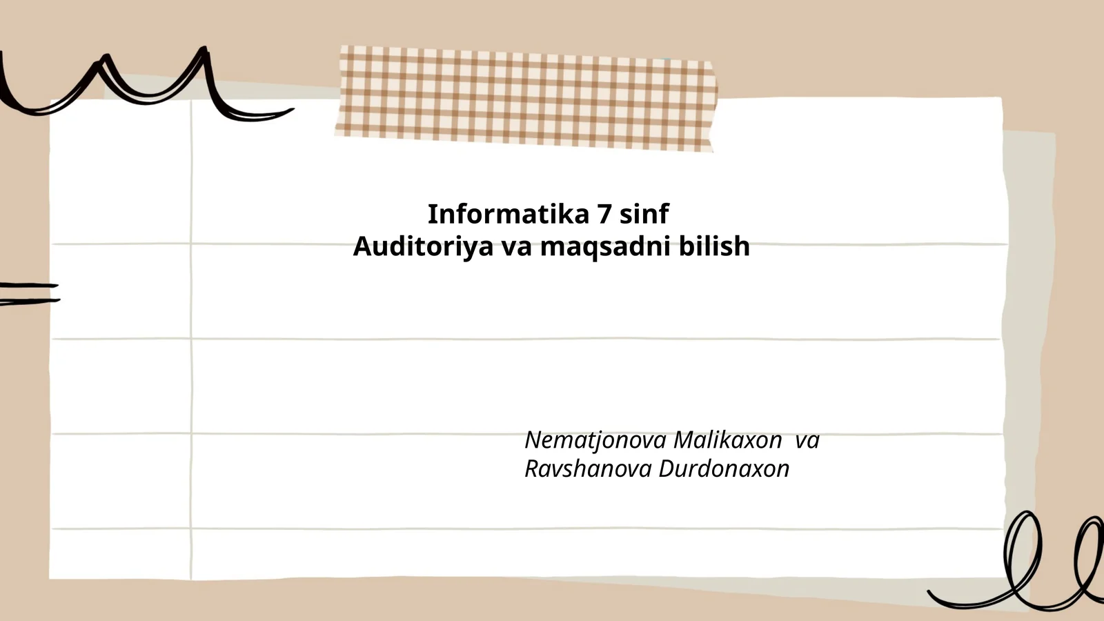Informatika 7 sinf