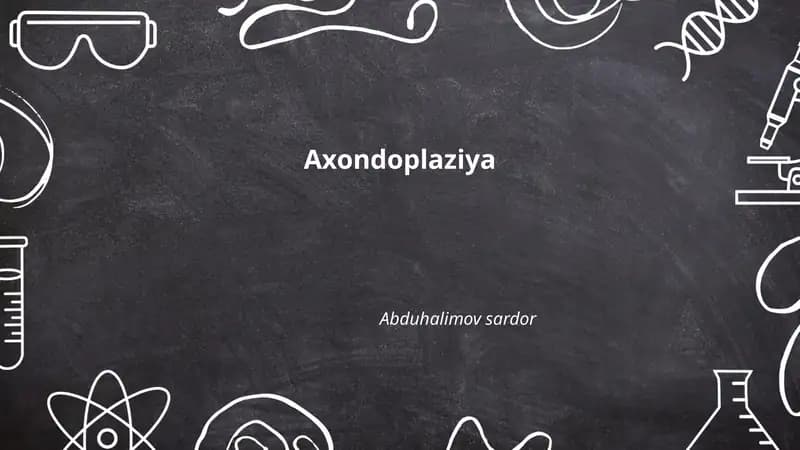 Axondoplaziya