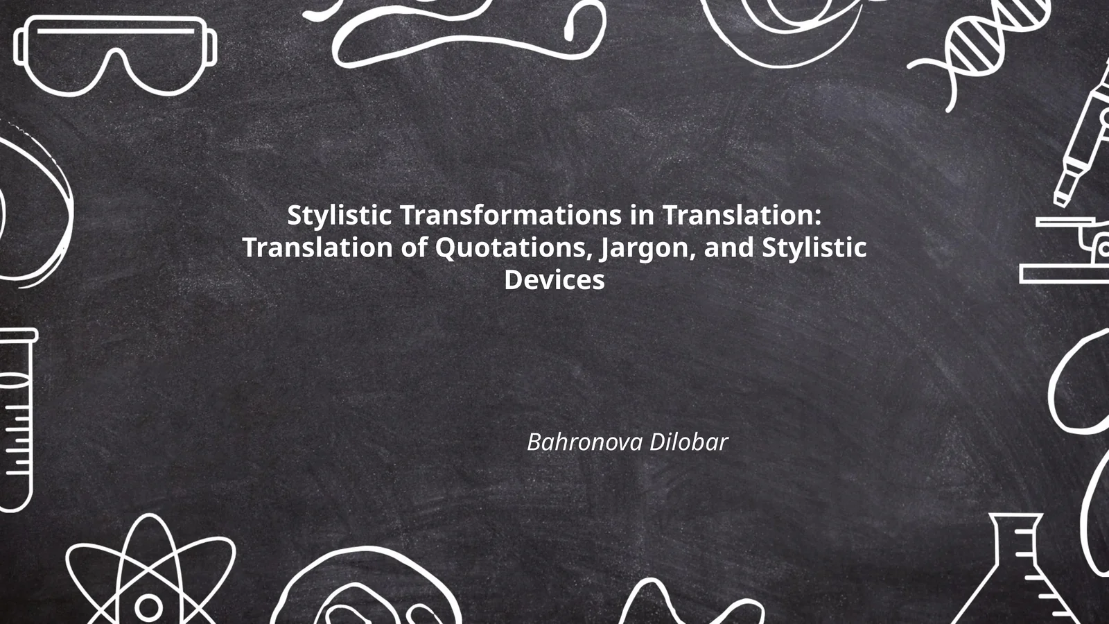 Stylistic Transformations in Translation