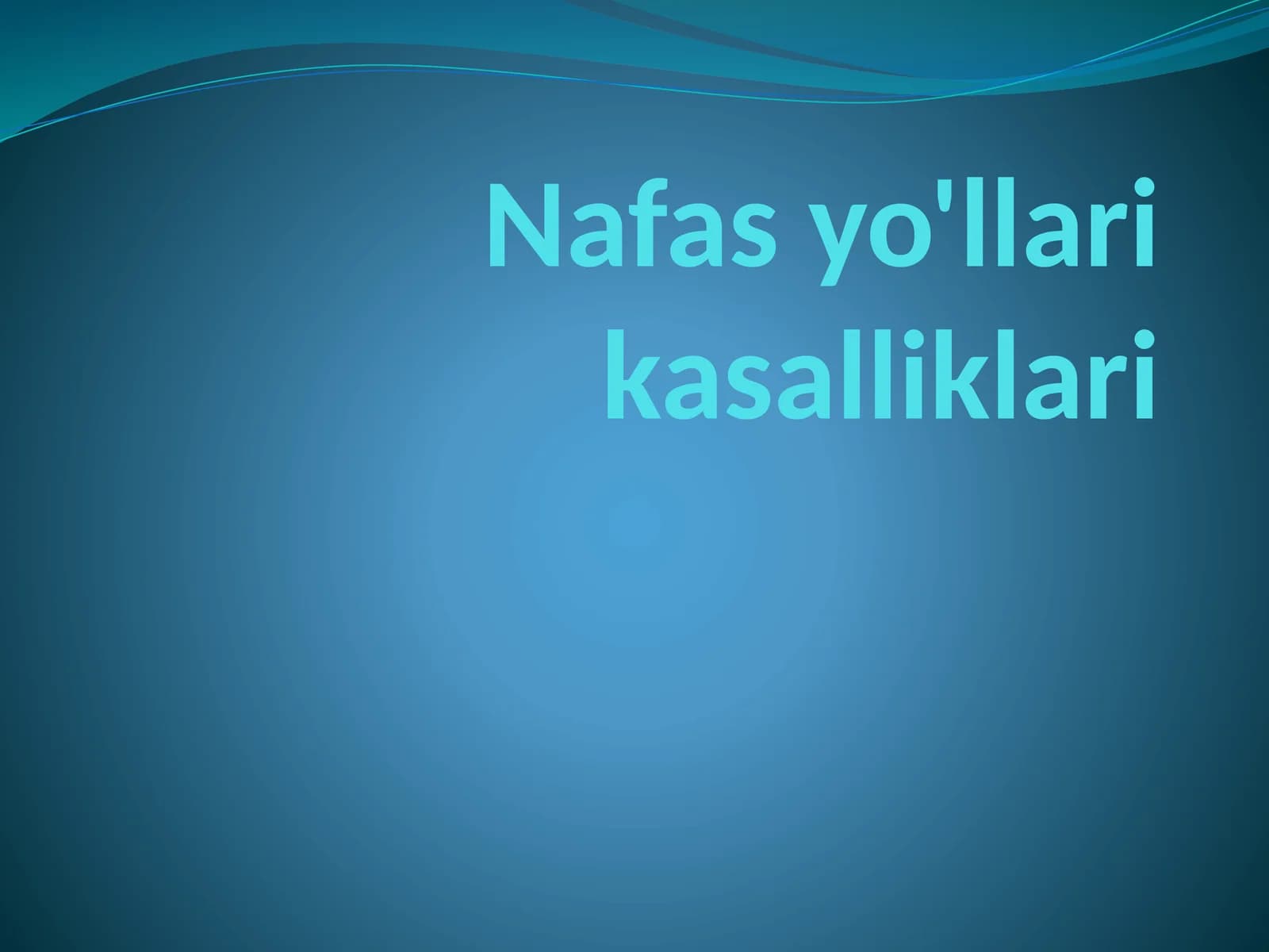 Hayvonlarda nafas yo'llari kasalliklari
