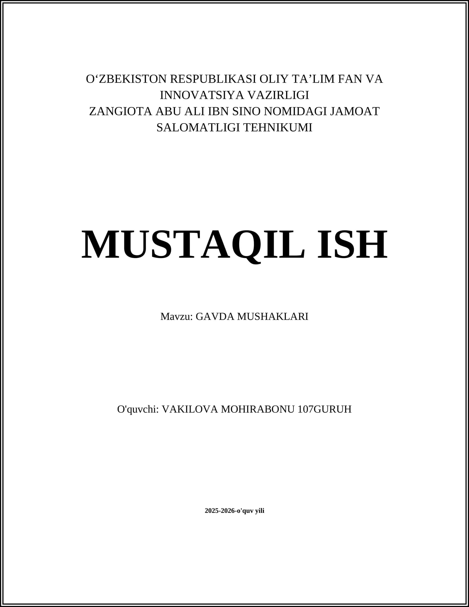Gavda mushaklari
