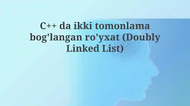 Doubly Linked List