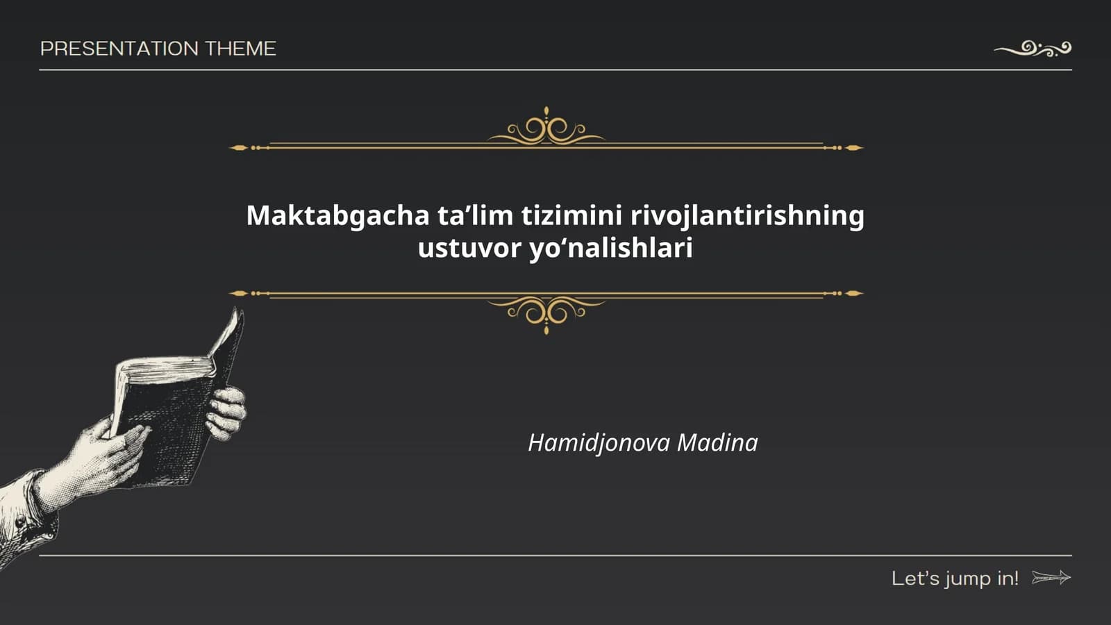 Erta yoshdagi ta'lim dasturlarini yangilash