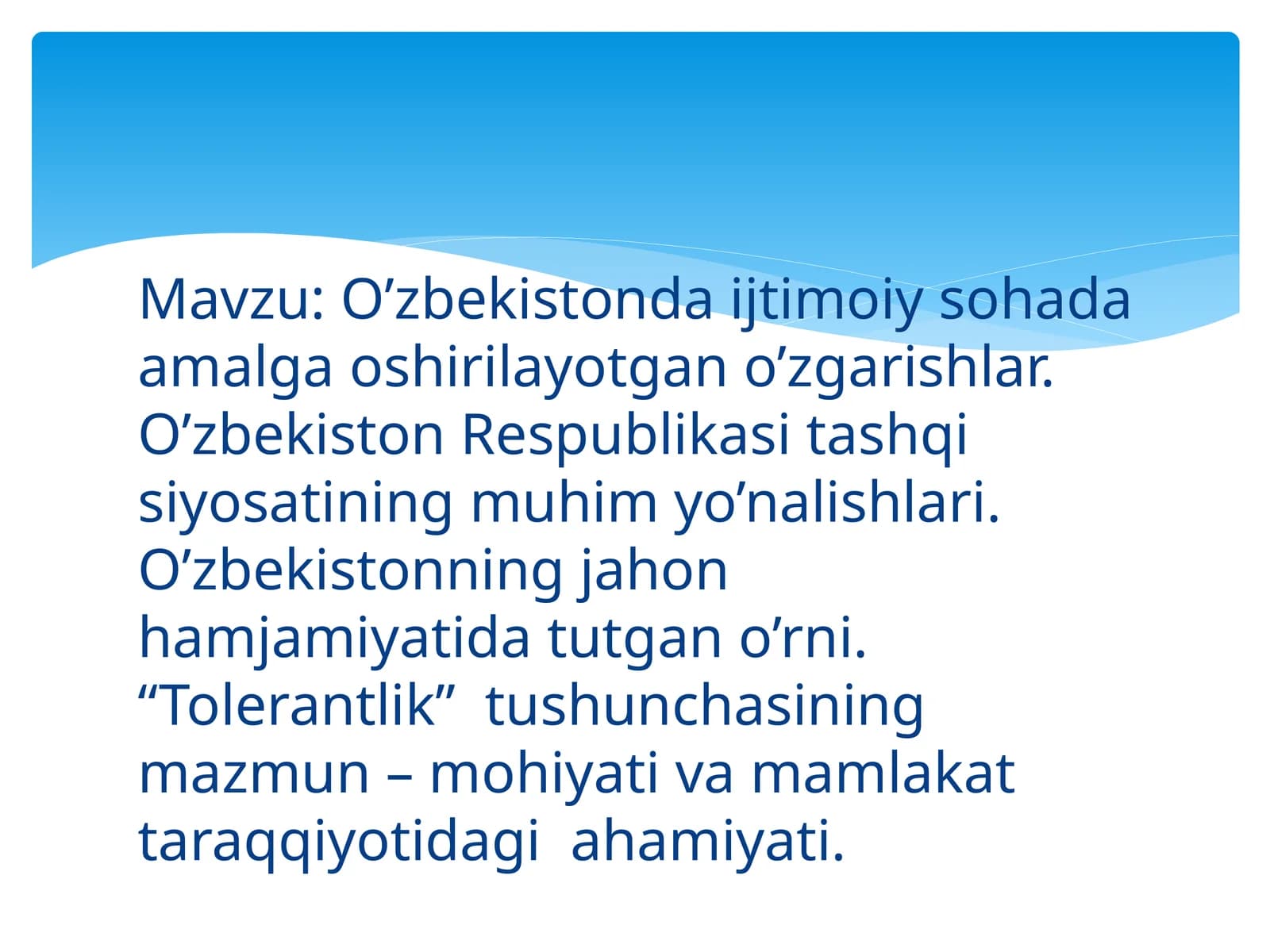 O‘zbekistondatashqisiyosat