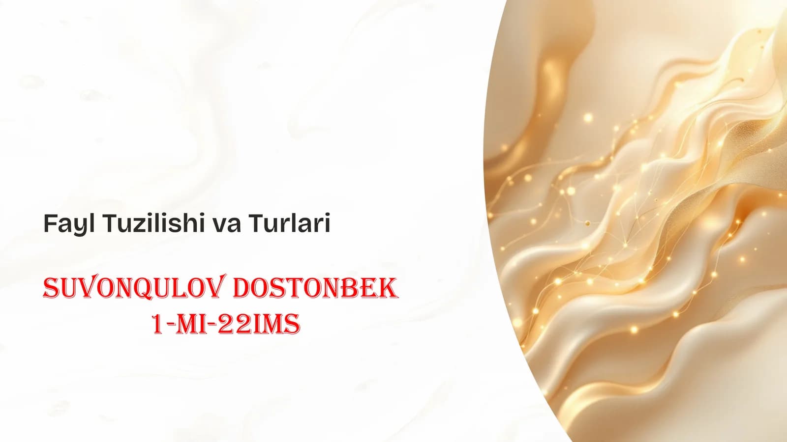 Suvonqulovdostonbek
