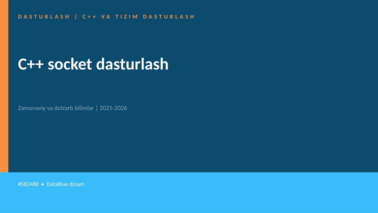 C++ socket dasturlash