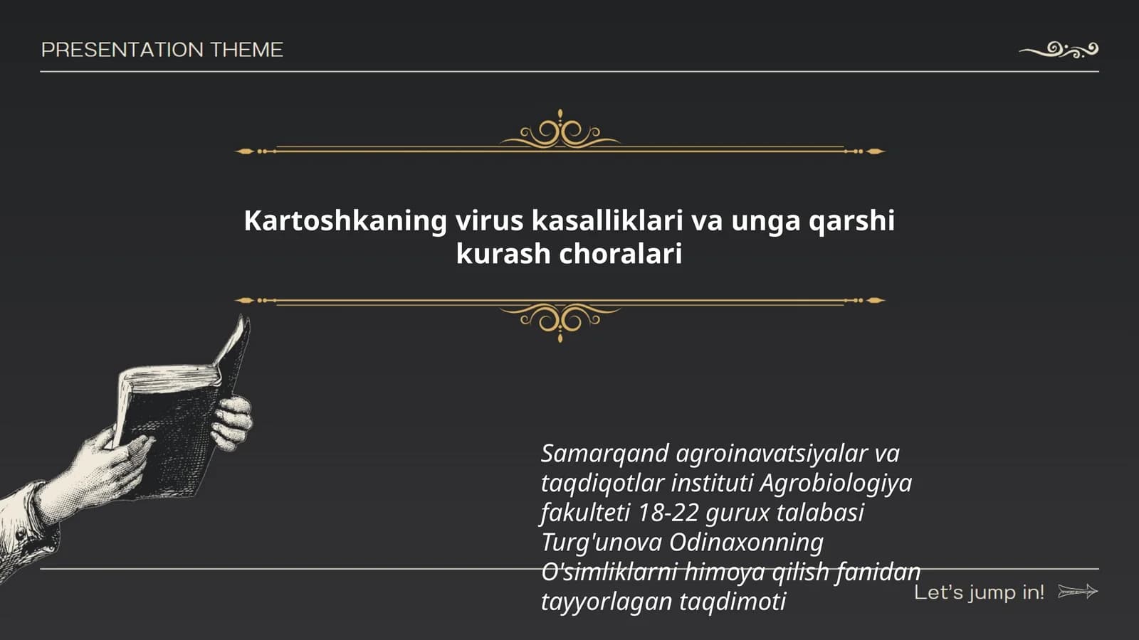 Kartoshkaning virus kasalliklari va unga qarshi kurash choralari