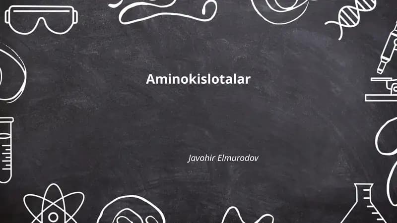 Aminokislotalar
