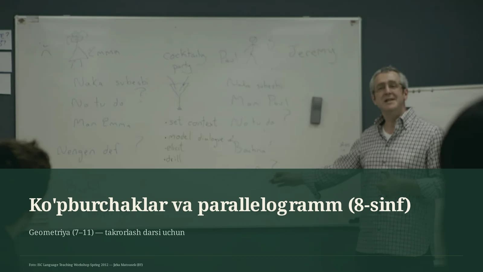 Ko'pburchaklar va parallelogramm (8-sinf)