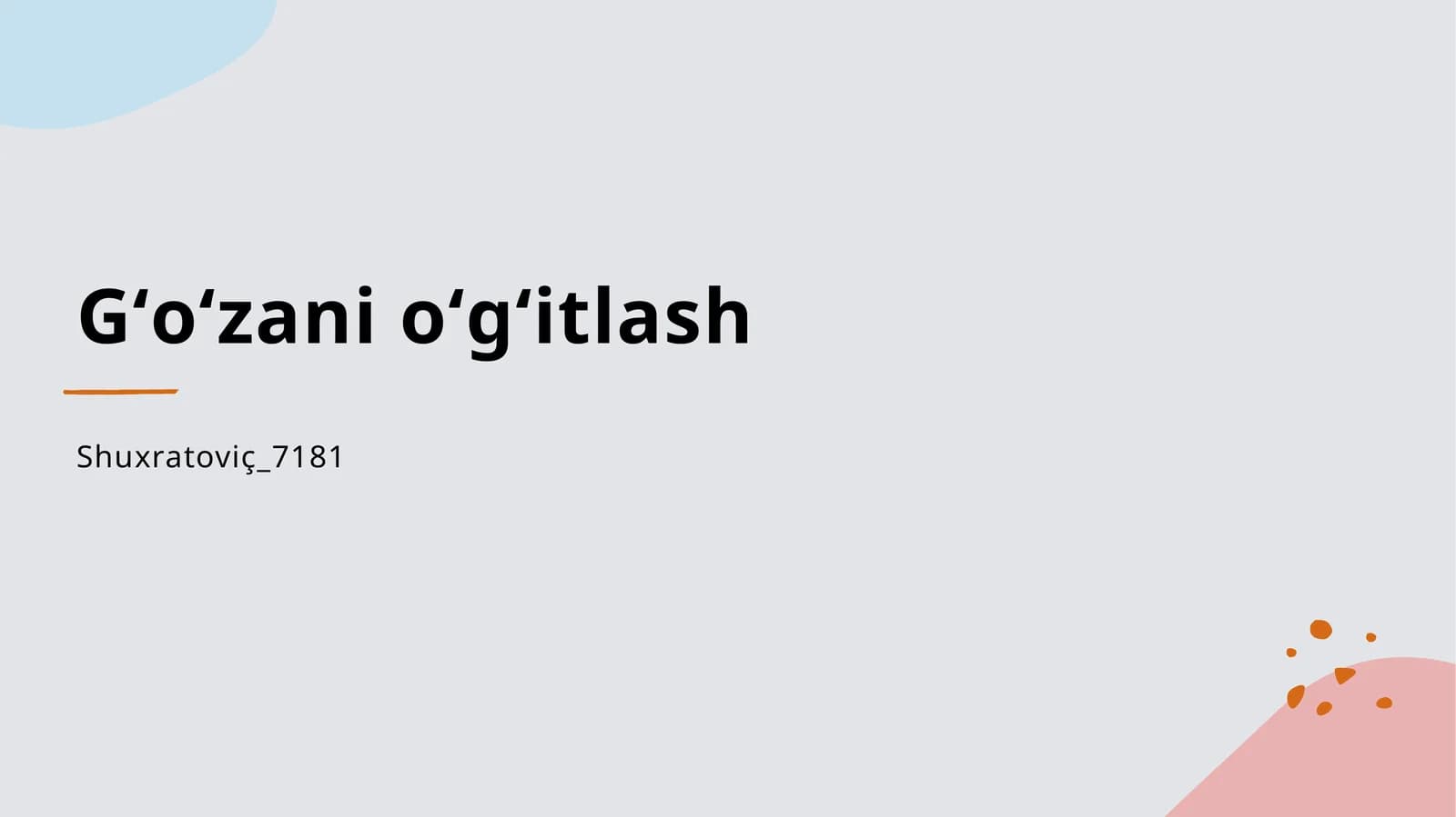 Gʻoʻzani oʻgʻitlash