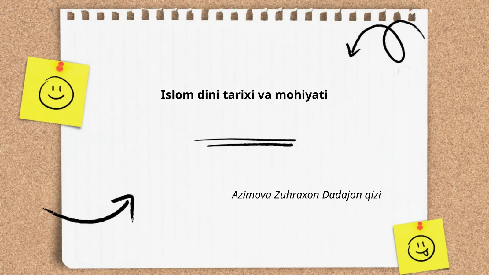 Islom dini tarixi va mohiyati