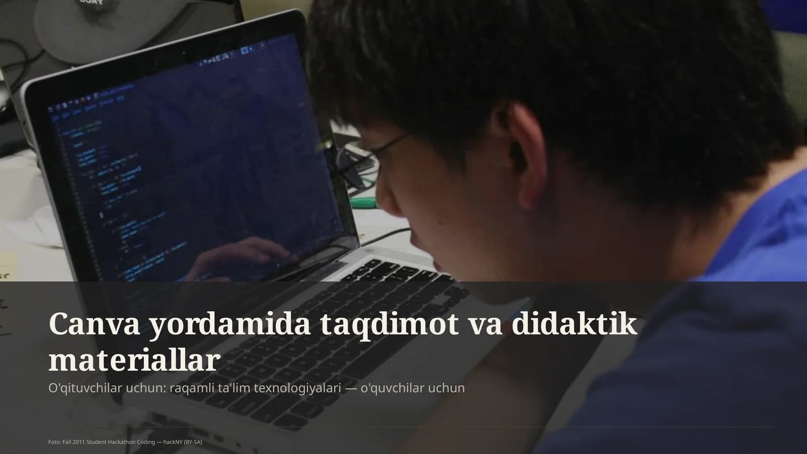 Canva yordamida taqdimot va didaktik materiallar