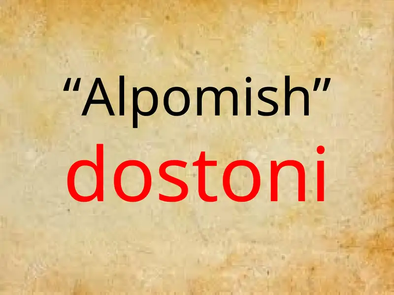 Alpomish dostoni