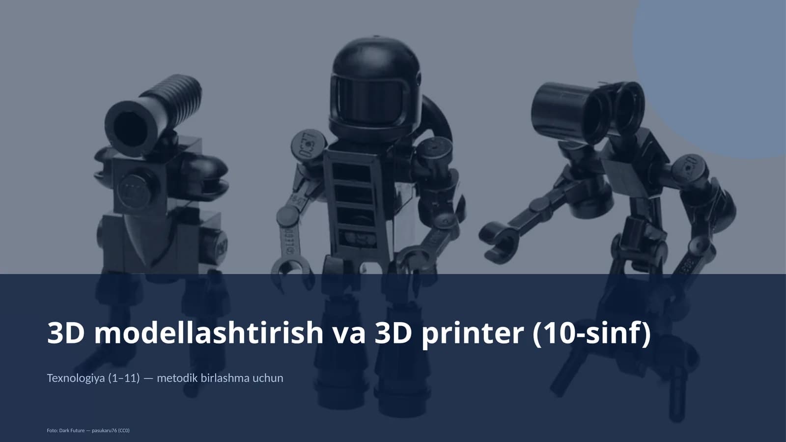 3D modellashtirish va 3D printer (10-sinf)
