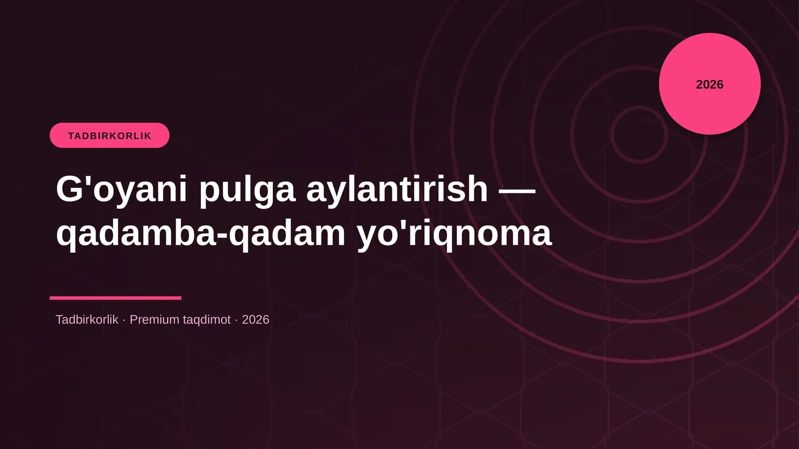 G'oyani pulga aylantirish — qadamba-qadam yo'riqnoma