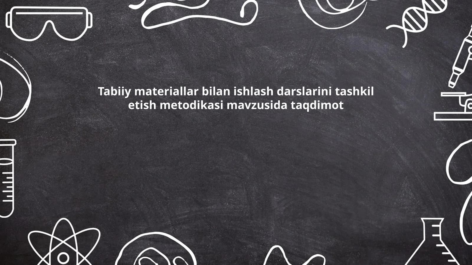 Tabiiy materiallar bilan ishlash darslarini tashkil etish metodikasi mavzusida taqdimot