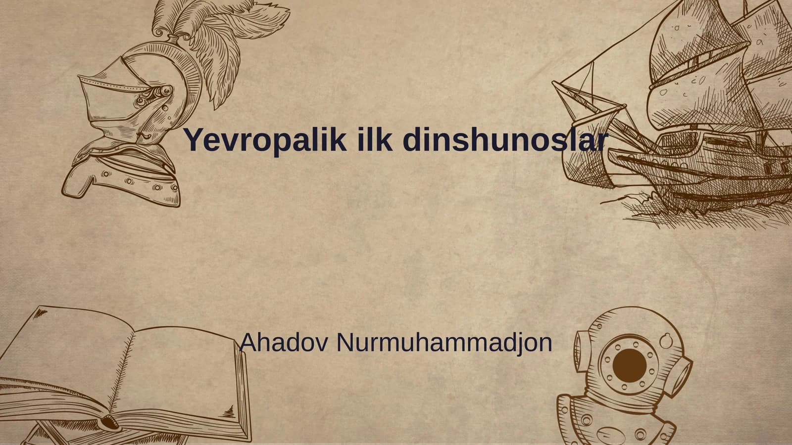 Yevropalik ilk dinshunoslar