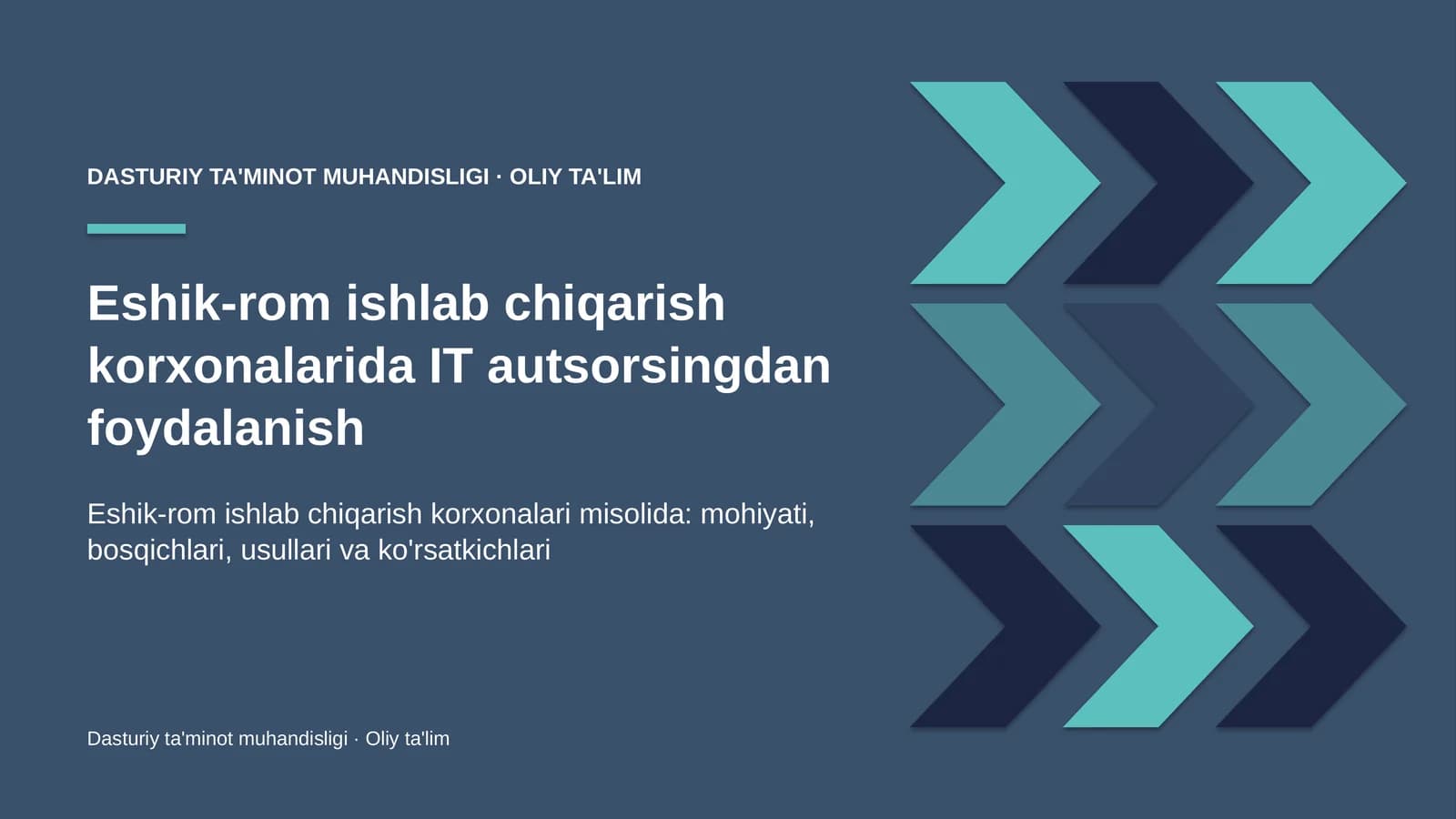eshik rom ishlab chiqarish korxonalarida it autsorsingdan foydalanish 2337