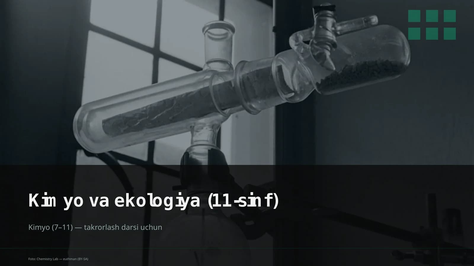 Kimyo va ekologiya (11-sinf)