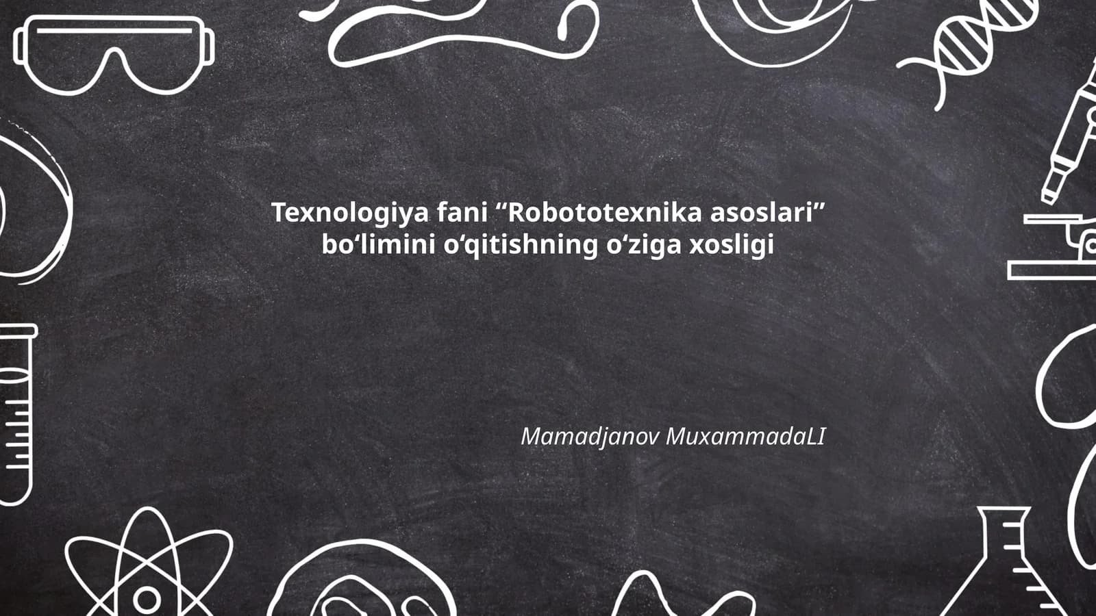 Robototexnika asoslari