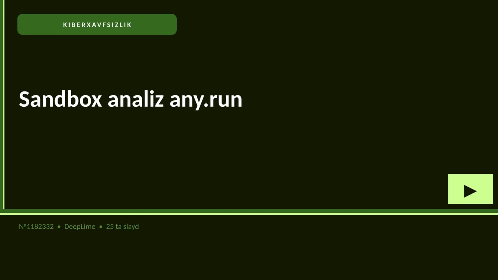 KIBERXAVFSIZLIK