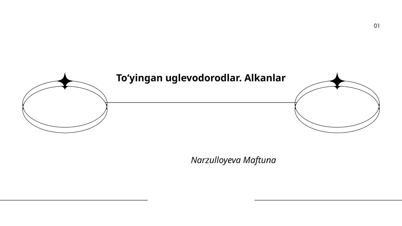 Toʻyingan uglevodorodlar. Alkanlar