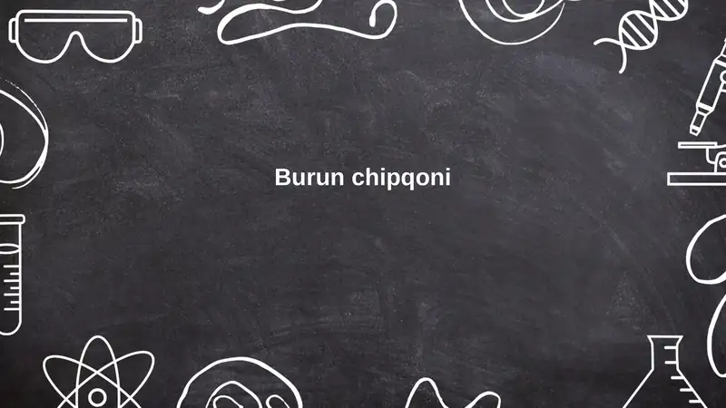 Burun chipqoni