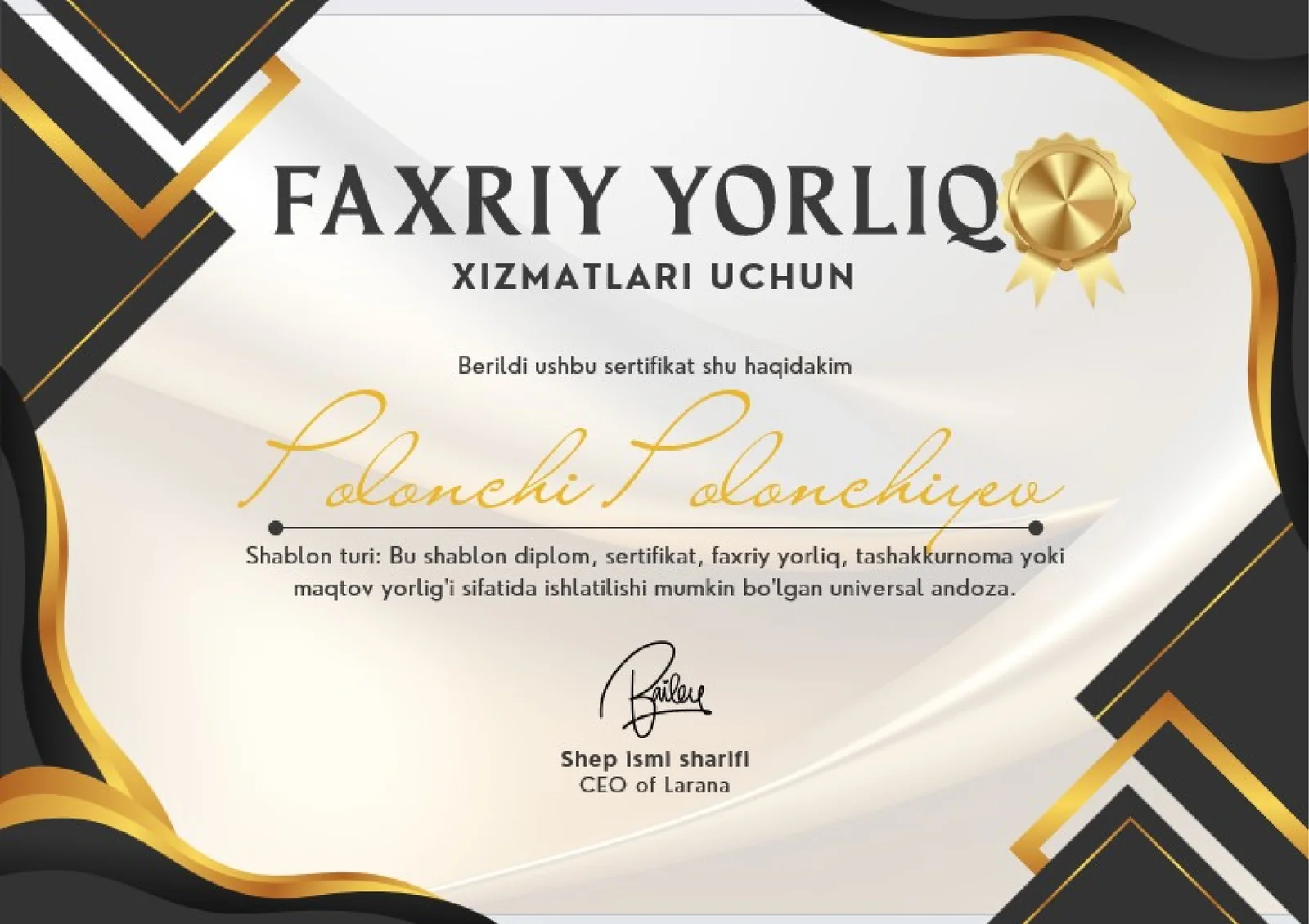 FAXRIY YORLIQ