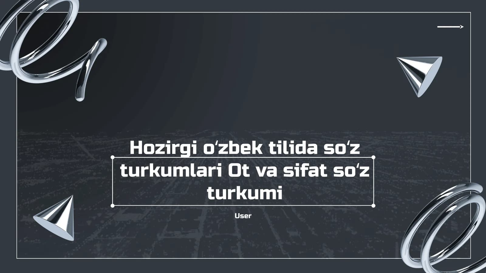Ot va sifat soʻz turkumlari