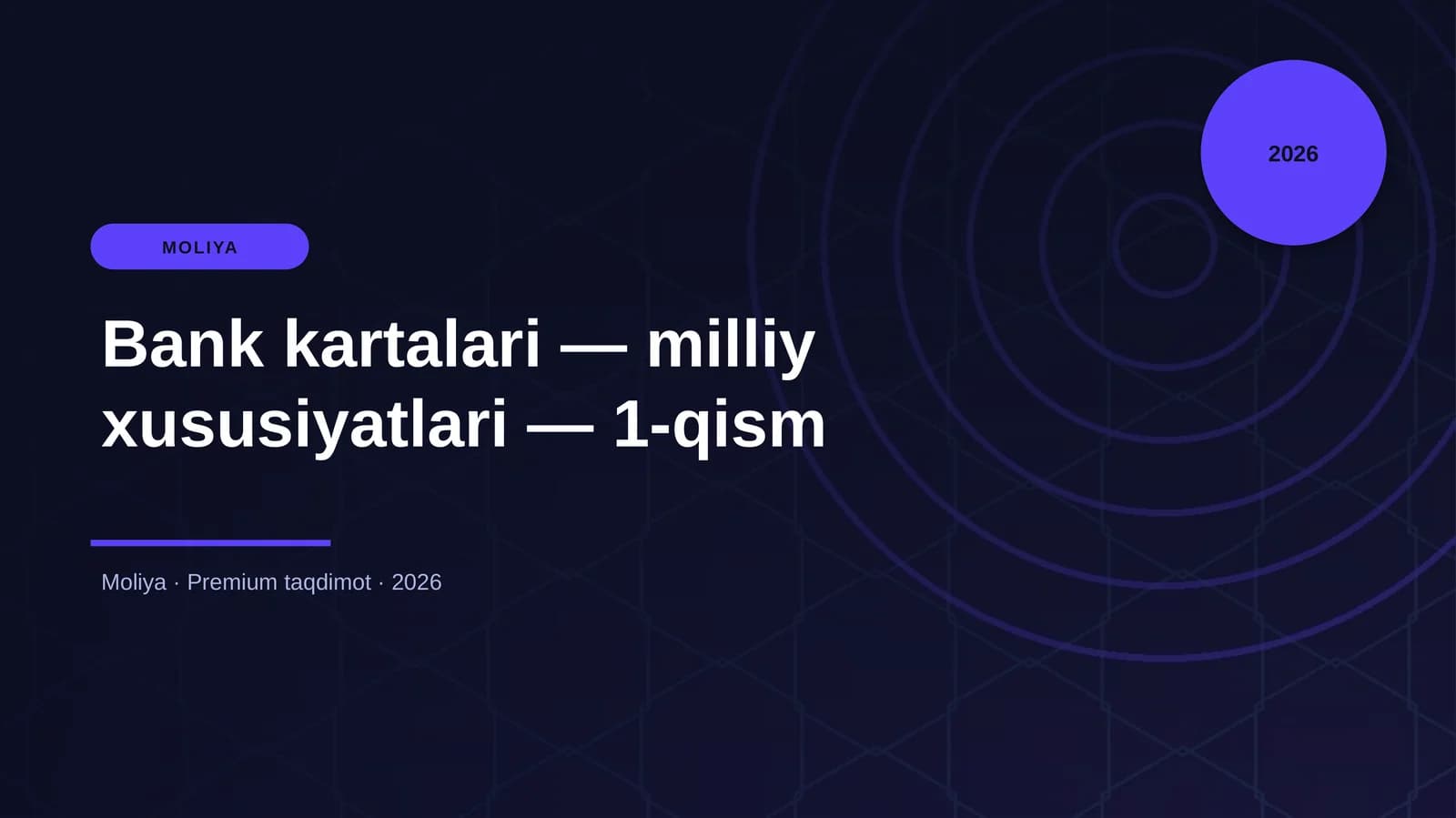 Bank kartalari — milliy xususiyatlari — 1-qism