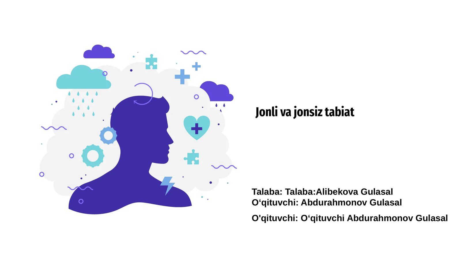 Jonli va jonsiz tabiat