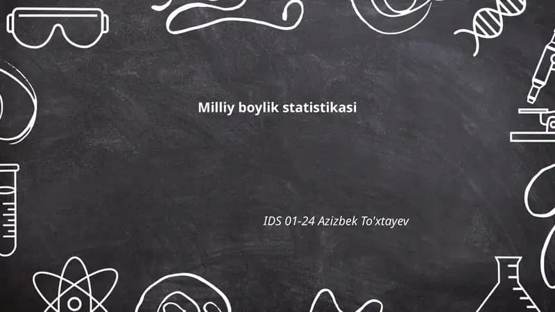 Milliy boylik statistikasi