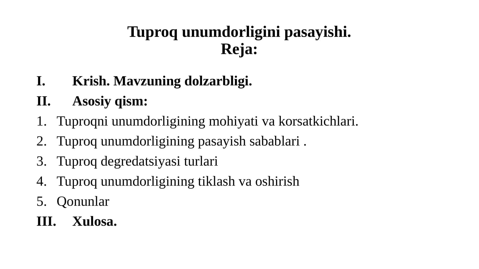Tuproqunumdorliginipasayishi