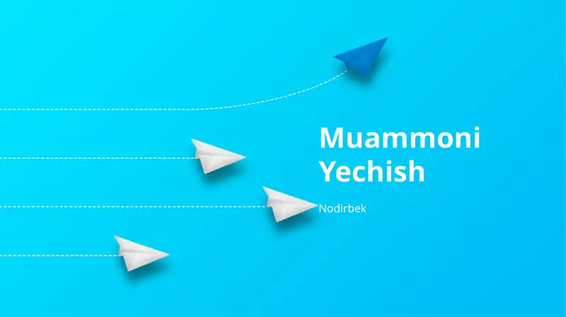 Muammoni Yechish