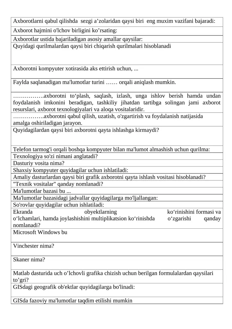 Ma'lumotlar bazasi