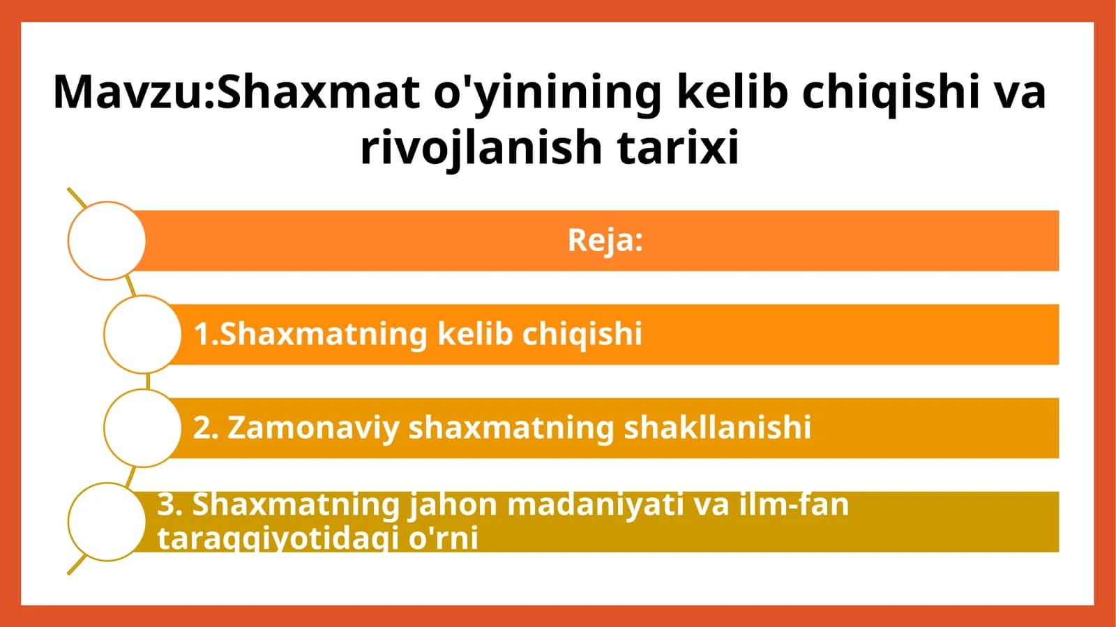 Shaxmat o'yinining kelib chiqishi va rivojlanish tarixi
